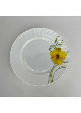 Тарелка обеденная Yellow Flower XP-90-A8-61014 23 см Lorentso (269252152)