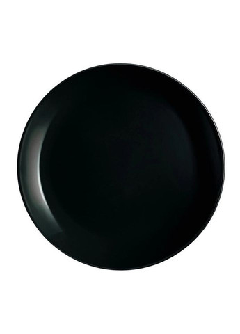 Тарелка обеденная Diwali Black P0867 25 см Luminarc (269251722)