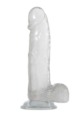 Прозорий реалістичний фалоімітатор з присоскою XL 220х45 мм We Love (269267248)