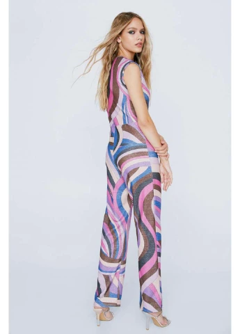 Комбинезон Boohoo BGG13724 комбинированный повседневный