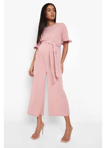 Комбінезон Boohoo 46736 рожевий повсякденний