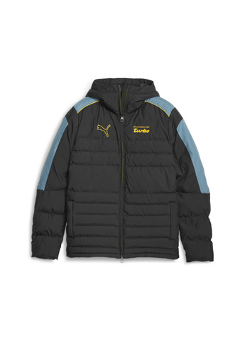 Чорна демісезонна куртка porsche legacy eco-lite jacket Puma