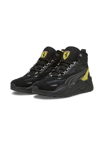 Черные всесезонные кроссовки scuderia ferrari rs-x mid sneakers Puma