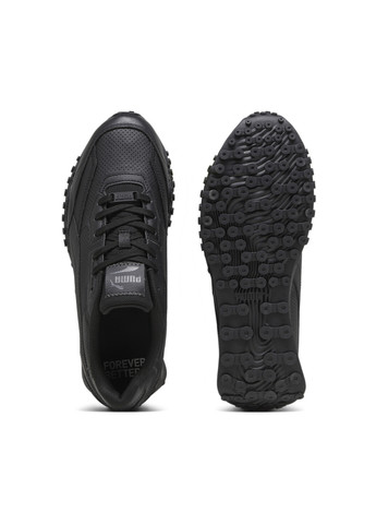 Чорні кросівки blktop rider leather sneakers Puma