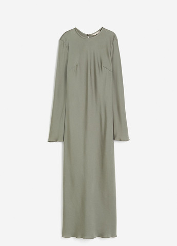 Оливковое (хаки) праздничный платье H&M однотонное