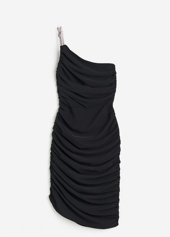 Черное праздничный платье H&M однотонное