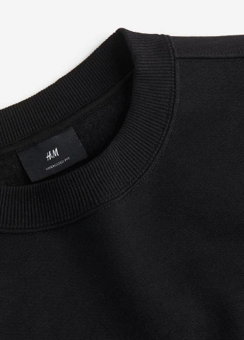 Чорний світшот H&M (269341024)