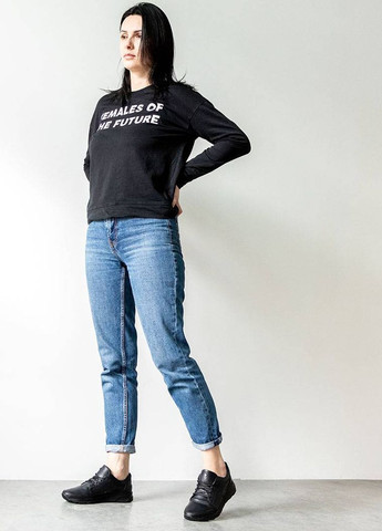 Черные демисезонные кроссовки женские кожаные Zumer