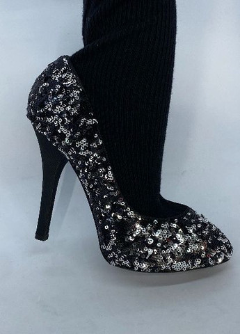 Туфли Dolce & Gabbana на высоком каблуке с пайетками