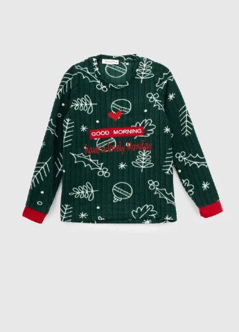 Зелена всесезон піжама No Brand