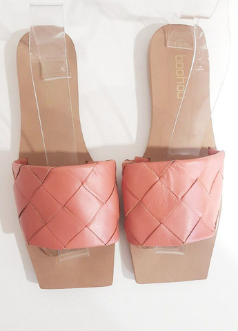 Коралловые шлепанцы Boohoo