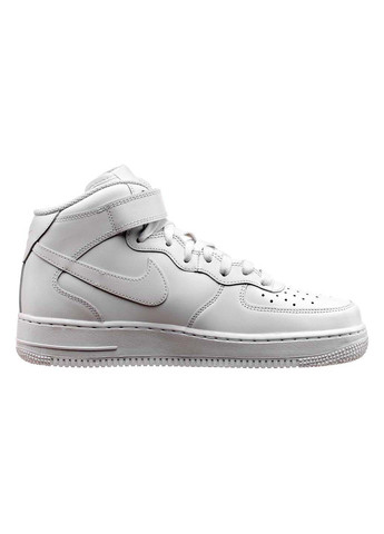 Белые демисезонные кроссовки air force 1 07 mid Nike