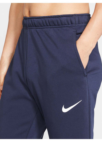 Темно-синие спортивные демисезонные брюки Nike