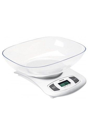 Весы кухонные с чашей SKS-4001-WH 5 кг белые Sencor (269456574)