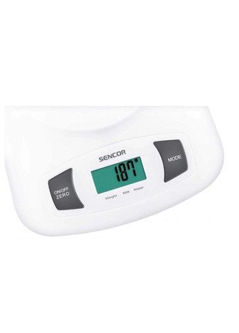 Весы кухонные с чашей SKS-4001-WH 5 кг белые Sencor (269456574)