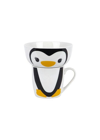 Детский набор посуды Happy Penguin YF6013 2 предмета Limited Edition (269699664)