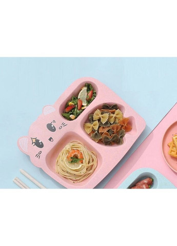 Дитячий набір посуду 11176 рожевий 6 предметів No Brand (269699468)