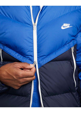 Синяя демисезонная куртка storm-fit windrunner Nike
