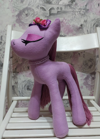 Фетрова м'яка іграшка поні 35 см (03908) No Brand (269803196)