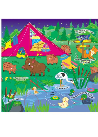 Книжка з віконцями. У лісі. На фермі. Набір Пегас (269691219)