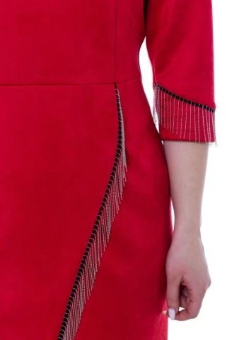 Красное вечернее платье FashionYouWant однотонное