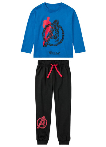 Комбинированная всесезон пижама (лонгслив, брюки) лонгслив + брюки Marvel