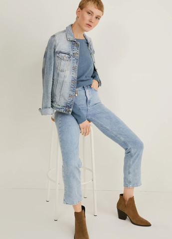 Блакитний демісезонний джемпер із віскози C&A