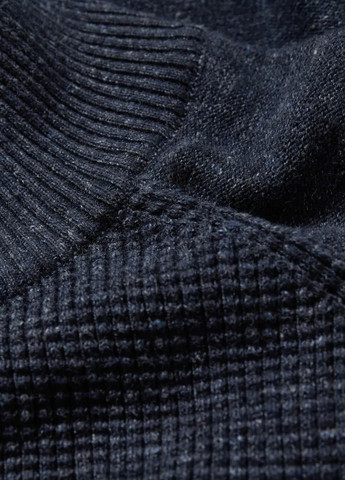 Темно-синий демисезонный зип-свитер C&A