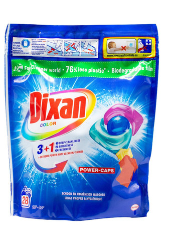 гель-капсули для прання Color 28 прань Dixan (269698372)