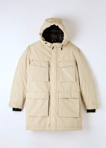 Світло-бежева зимня куртка чол Terranova