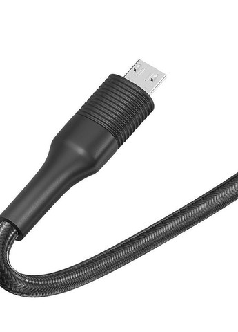 Кабель Ridea RC-M112 Fila 3A USB to Micro USB Чорний No Brand (269804206)