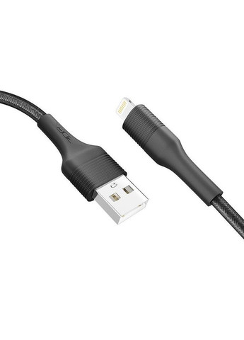 Кабель Ridea RC-M132 Fila 12W USB to Lightning Черный No Brand (269804207)