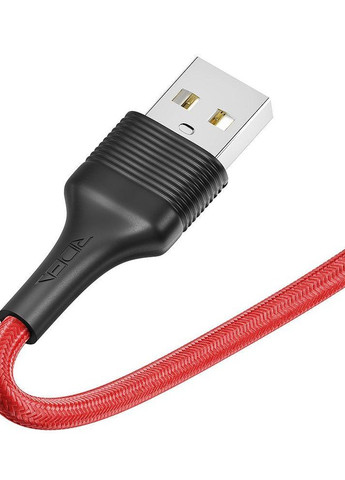 Кабель Ridea RC-M122 Fila 3A USB to Type-C Червоний No Brand (269804208)