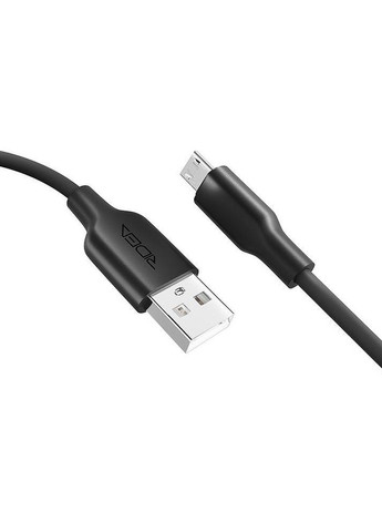 Кабель Ridea RC-M114 Soft Silico USB to Micro USB Чорний No Brand (269804224)