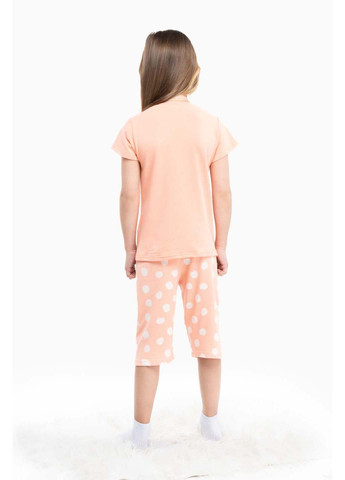 Персикова всесезон піжама для дівчинки Elmos