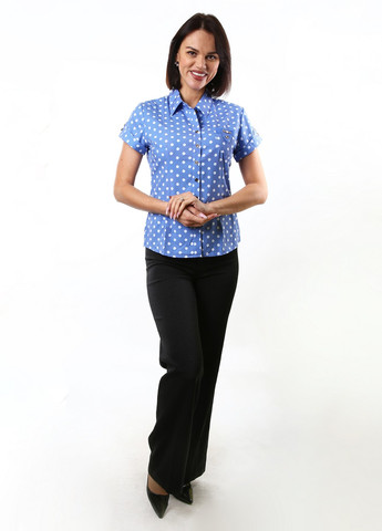 Блакитна літня блуза Mtp