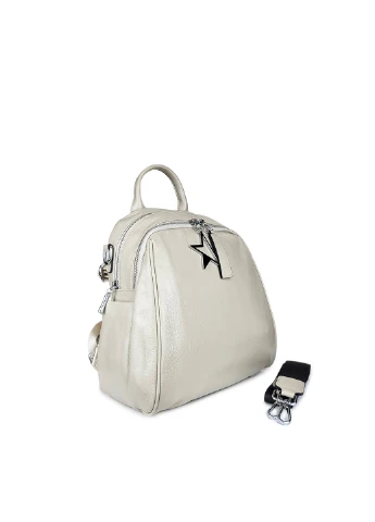 Жіночий рюкзак шкіряний молочний,,5516 мол Fashion (269994404)