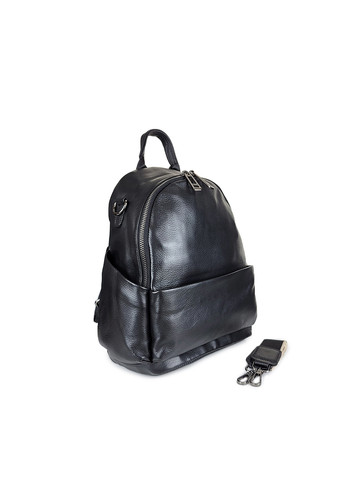 Женский рюкзак кожаный черный средний,,628 чорн Fashion (269994431)
