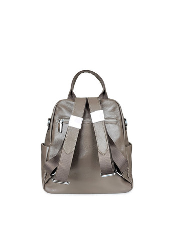 Стильный женский рюкзак хаки средний кожаный,,6607 хаки Fashion (269994423)