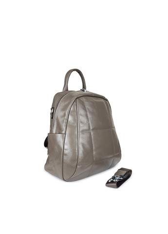 Стильный женский рюкзак хаки средний кожаный,,6607 хаки Fashion (269994423)