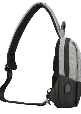 Рюкзак с одной лямкой (кросс боди) Mini Lux MR7558 с USB объем 6л. Серый (MR7558-07-2210UA) Mark Ryden (270013880)