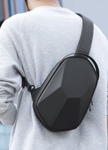 Рюкзак с одной лямкой Карбон (кросс боди) MR7507 с USB объем 6л. Черный (MR7507-00-2503UA) Mark Ryden (270013856)