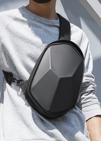 Рюкзак с одной лямкой Карбон (кросс боди) MR7507 с USB объем 6л. Черный (MR7507-00-2503UA) Mark Ryden (270013856)