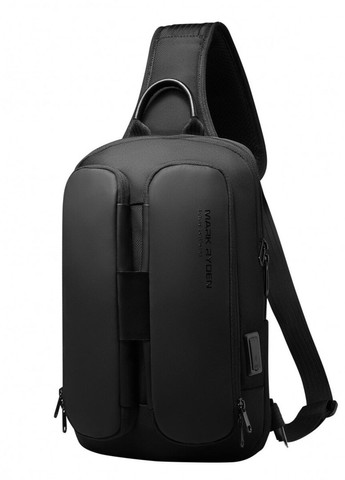 Рюкзак с одной лямкой (кросс боди) MR7219 с USB объем 9,2л. Черный (MR7219-00-2602UA) Mark Ryden (270013871)