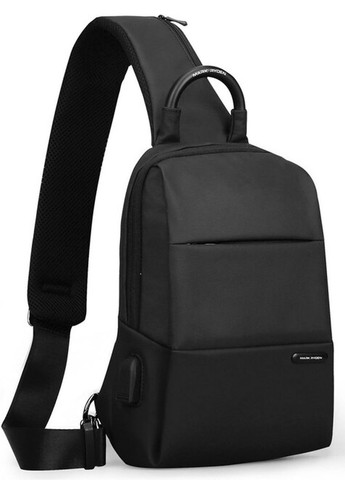 Рюкзак с одной лямкой (кросс боди) MR7558DY с USB объем 6л. Чорный (MR7558DY-00-2502UA) Mark Ryden (270013843)