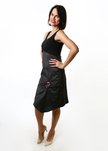 Чорна сукня Mtp в смужку