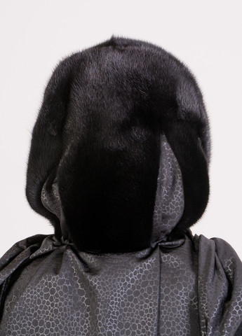Женская зимняя теплая норковая косынка на голову Меховой Стиль павук (269909815)