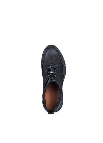 Черные повседневные мужские спортивные туфли на резиновых шнурках демисезон,,b2206n-2 черный, 39 Cosottinni на шнурках