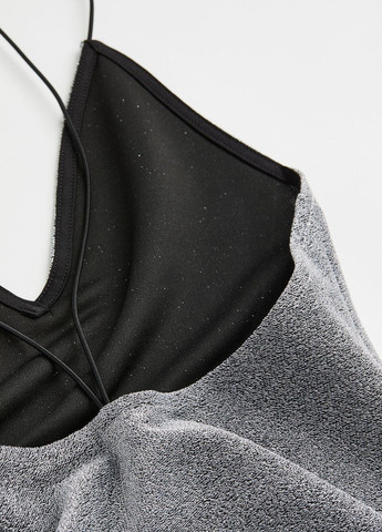 Серебряное повседневный платье б/р H&M однотонное