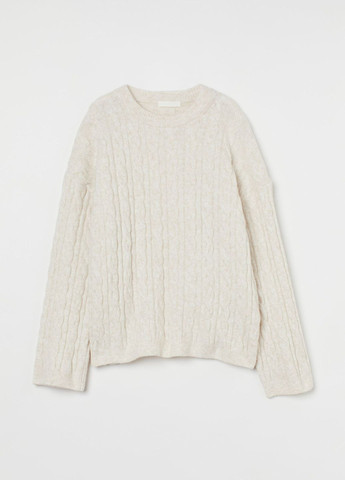 Світло-бежевий зимовий светр H&M